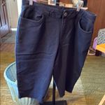 CJ Banks navy blue capris Size 14W Photo 2
