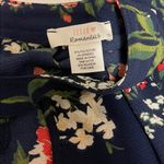 Urban Romantics Floral Blouse - Navy and Red Photo 1