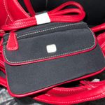Jones New York Red Leather Bag Photo 5