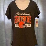 NFL Ladies size Large Cleveland Browns  TShirt NWT short sleeved Grey Photo 0