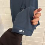 Set Active  blue luxform leggings with split hem Photo 3