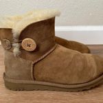 UGG  Bailey Button Chestnut Brown Ankle Boots Photo 1