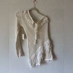 Tularosa  One Shoulder Swim Cover Up‎ XL White NWT Resort Beachwear Photo 5