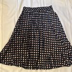 ZARA  Black and Pink Polka Dot Skirt Photo 4