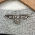 Athleta Light Gray Open Front with Hood Cardigan Sweater size XS Photo 12