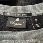 Scotch & Soda Maison Scotch Chapeau Mixed Media Sequin Sweatshirt Grey Size 2 Photo 11