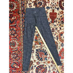 Lululemon  Wunder Under High Rise Leggings Gray Texture Size 6 Full Length Photo 5