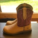 Ariat Burgundy and Cream Western Boots like new Photo 6