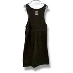 Disney  Vintage Corduroy Jumper Dress Sz Large Brown Winnie the Pooh Embroidered Photo 2