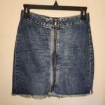 One Teaspoon  front zipper denim skirt Photo 0