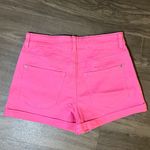 Hot pink denim shorts Size 6 Photo 1