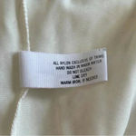 Vintage Shadowline Ivory Lace Slip Dress Gown Spaghetti Straps Flower Small White Photo 11