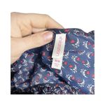 Xhilaration Women's M Heart Printed 1/2 Sleeve Pocketed Dress Navy Blue Pockets Photo 6