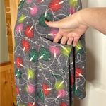 PINK - Victoria's Secret Victoria Secret PINK Sleep Shirt Medium Christmas Lights Oversized Loose Fit Photo 2