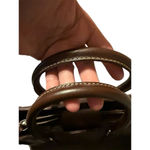 Coach  Women's Brown Leather Satchel Bag with Interior Pockets Photo 4