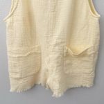 Billabong | On The Run Romper Yellow Pineapple π Overalls Cotton Gauze | Medium Photo 6