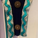 Kaftan Striped Maxi Dress with V Photo 2