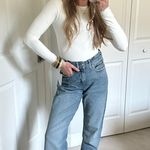 Good American High Rise Wide Leg Denim Jeans Photo 3