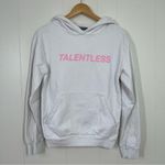Talentless  White Logo Sweatshirt Photo 1