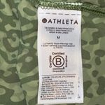 Athleta EUC  Ultimate Train Printed Tee Shirt Green Camo Athletic Top Women's M Photo 5