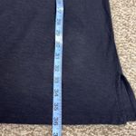 Standard James Perse T Shirt Dress Black Midi Roll Sleeve Side Slit Lined Sz 3/L Photo 7