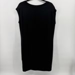 Athleta  Black Sleeveless Modal Criss Cross Dress Medium Soft Stretch Asym Hem Photo 4