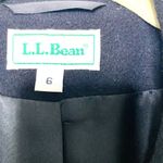 Vintage LL Bean Wool Cashmere Blend Black Long Sleeve Blazer Jacket Sz 6 Photo 6
