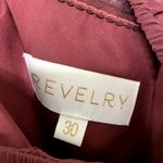 Revelry Abigail Chiffon Dress Burgendy Merlot Womens New Size 30 Red Photo 7