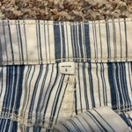 Two by Vince Camuto Navy and White Striped Cotton Skirt, Size 8 Blue Photo 3