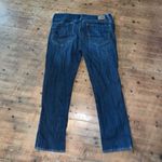 American Eagle  dark wash low rise Artist 6 cropped jeans Photo 2