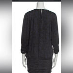 Jill Stuart  silk printed ruched dress fall 700$ boho designer party formal mini Photo 2