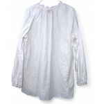 Show Me Your Mumu M Alicia Tunic Top Button Up Down Ruffle Blouse Womens White Photo 3