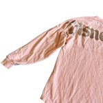 Disneyland Resort Spirit Jersey Belle of the Ball Pink Gold Pullover Sweater XS Photo 7