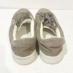 ALLSAINTS  Size 6 Grey TRISH LOW TOP PLATFORM SUEDE LEATHER WOMEN'S SNEAKERS Photo 3