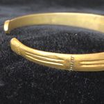 Vintage Elephant Brass Cuff Bracelet Photo 1