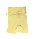 Year Of Ours Ribbed V Waist Bike Shorts Color Soltice Size Medium Yellow Photo 6