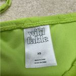 Wild Fable : Floral Terry Cloth Y2K Bikini Bright Green Photo 7