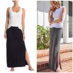 Barefoot Dreams 💕💕 CozyChic Lite Maxi Knit Skirt ~ Black Large L NWT Photo 1