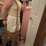 Cow Leather Purse Western Tan & Silver Embellishment Purse Photo 6