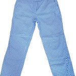 Willi Smith  Women's Capri Pants Sz 4 blue-white print Photo 0
