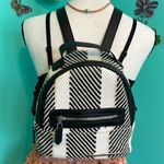 Kensie  brand BLACK/TAN/WHITE WOVEN MATERIAL BACK PACK Photo 0