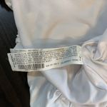 ZARA Peplum Balloon Top Womens Small White Modern Basics Sleeveless Bubble Hem Photo 3