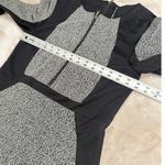 W118 By Walter Baker  Sheath Dress Women's Medium Gray Black Long Sleeve Zipper Photo 7