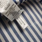 Tommy Bahama  Chambray Striped Boyfriend Beach Cover Up Shirt Womens Large Photo 9