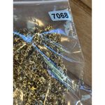 Egyptian style Vintage Gold Tone Bib Necklace With Intricate Chain Link Design & Photo 1