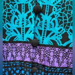 Vintage Lillie Rubin 100% Silk Art To Wear 80’s Blazer Jacket Size 8 Medium M Purple Photo 8