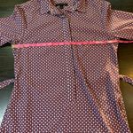 Banana Republic  Shirt Dress Sz 8 Geo Print Belted Button Front 3/4 Sleeve Career Photo 5
