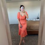 ASOS Wednesdays girl Puff Sleeve Midi Smock Dress Photo 5