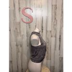 Adidas Gray Sleeveless Logo Tank | Distressed Workout Crop Top Size Small Photo 1