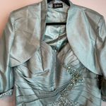 Jolene by Josh & Jazz Social Occasion 15311 Seafoam Green Sz 18 Mother of Bride Photo 3